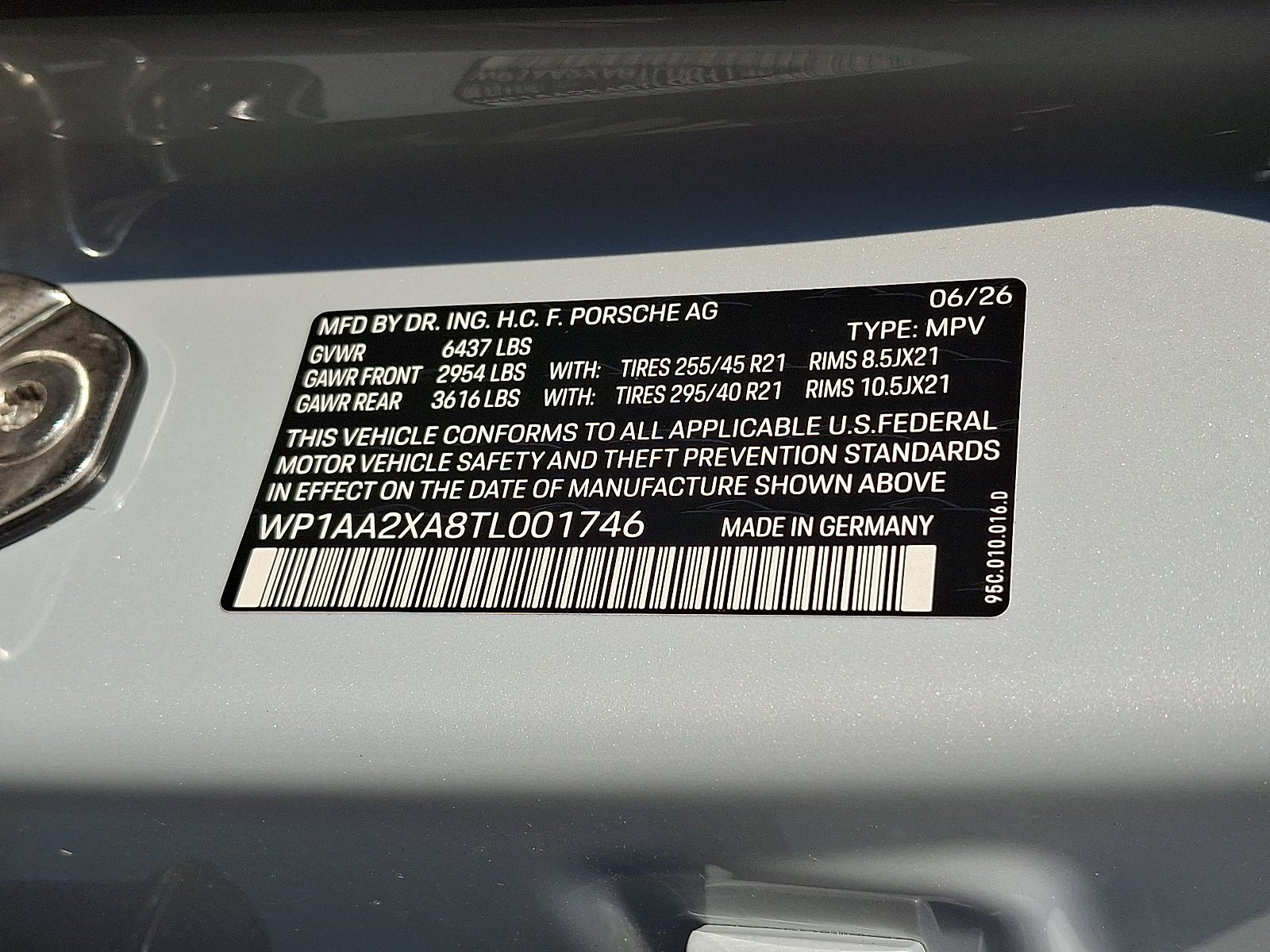 New 2026 Ice Grey Metallic Porsche 4 Electric image 22