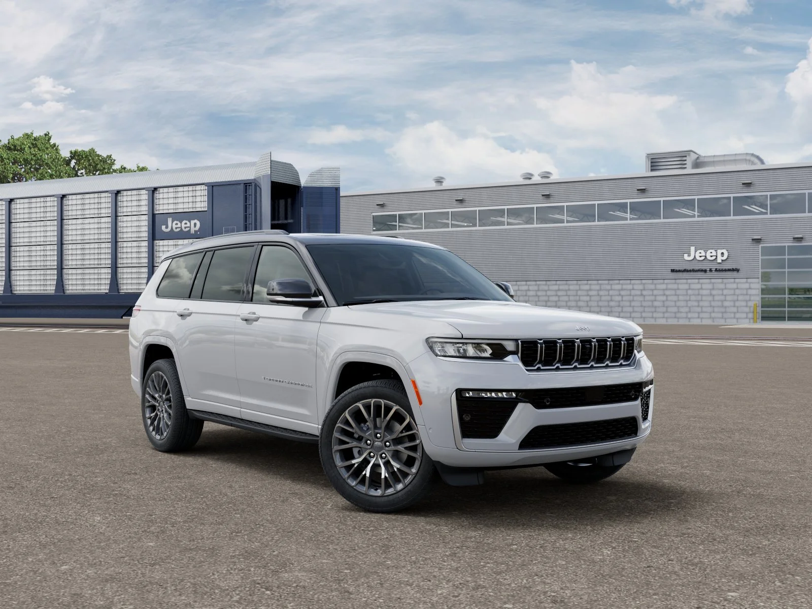 New 2026 Bright White Clear-Coat Exterior Paint Jeep Summit image 31