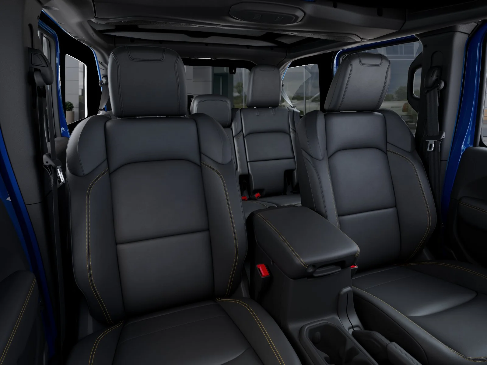 New 2026 Hydro Blue Pearl-Coat Exterior Paint Jeep Sahara 4-Door image 42