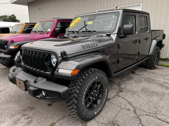 Used 2024 Granite Crystal Metallic Clearcoat Jeep Willys image 1