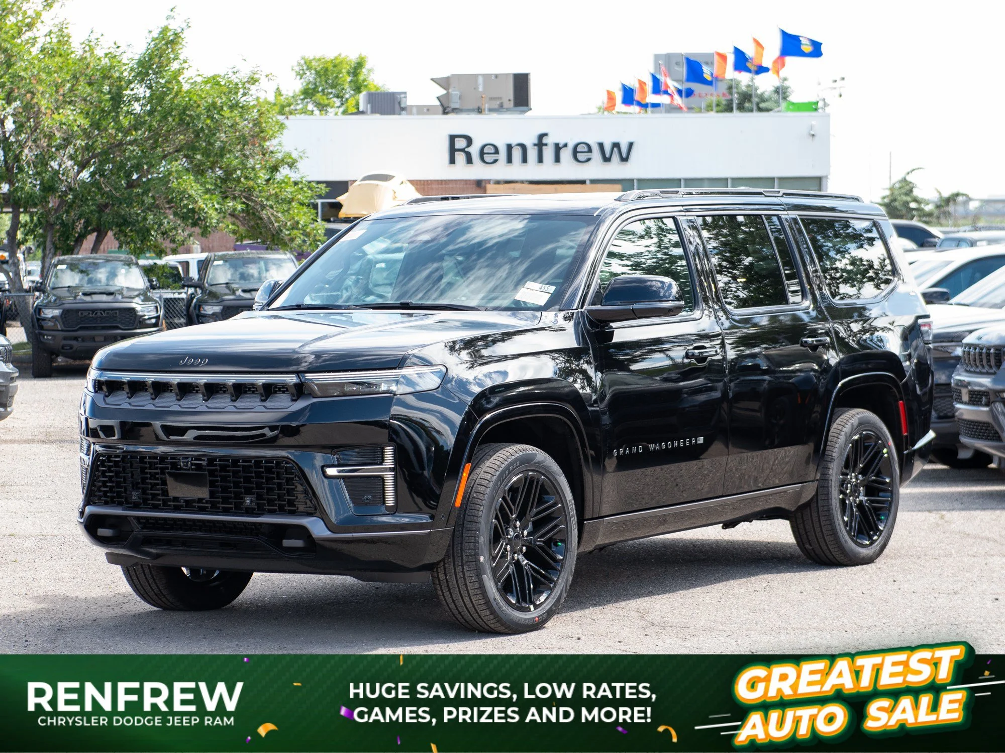 New 2026 Black Jeep Limited Reserve* 4x4, Nappa Leather, Pwr Running Boards, HD Trailer Tow image 1