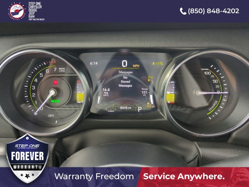 Used 2022 Beige Jeep Unlimited Sahara 4xe image 35