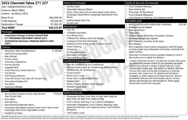 Used 2023 Black Chevrolet Z71 image 24