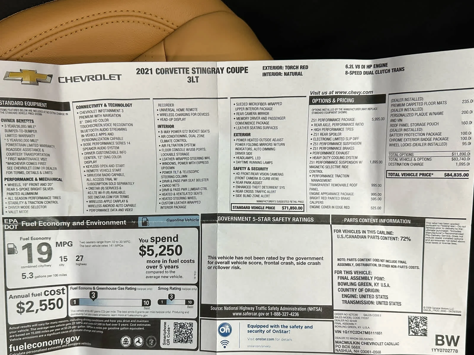 Used 2021 Torch Red Chevrolet 3LT image 34