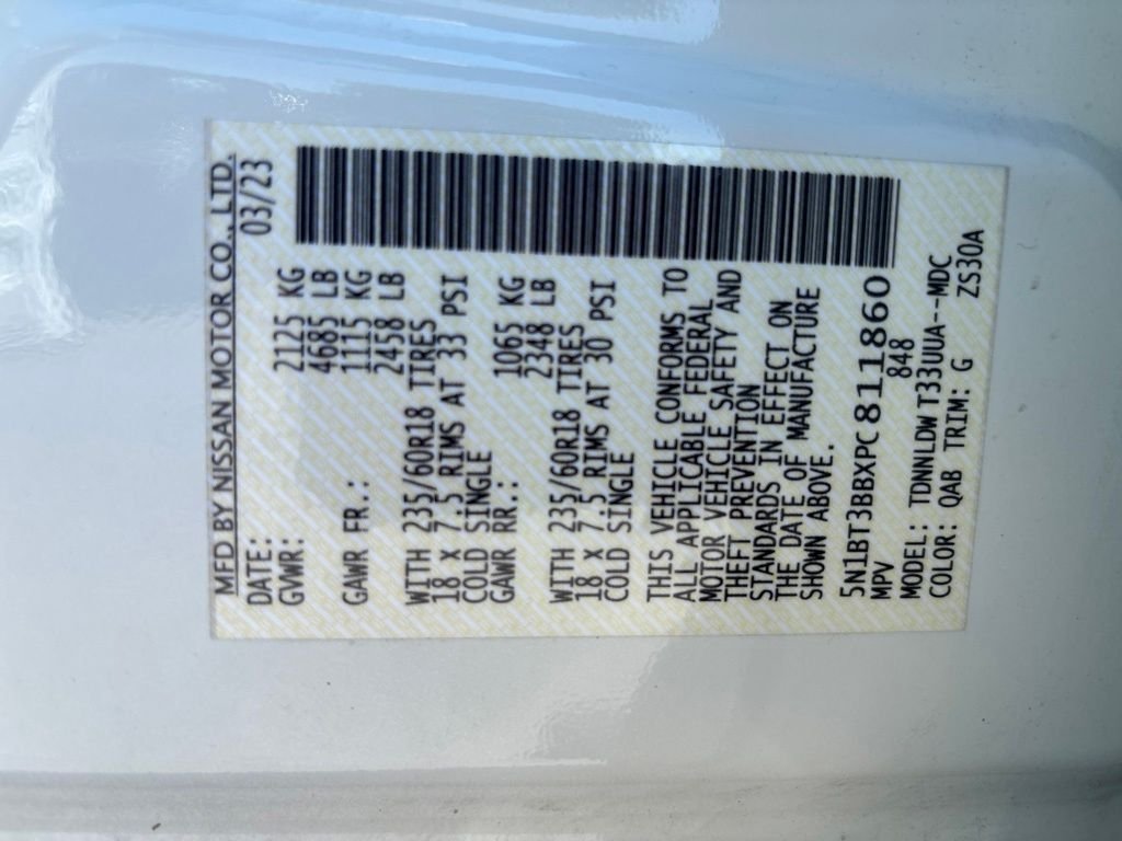 Used 2023 White Nissan SV image 11