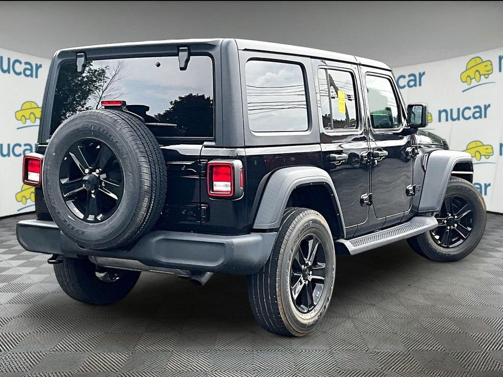 Used 2022 Black Clearcoat Jeep Unlimited Sport Altitude image 6