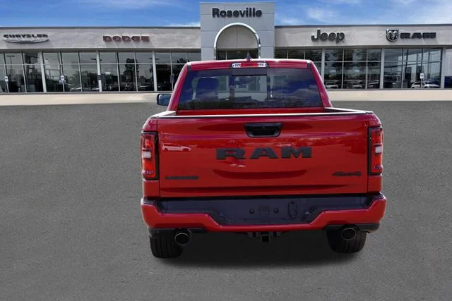 New 2026 Molten Red Pearl-Coat Exterior Paint RAM Laramie image 4