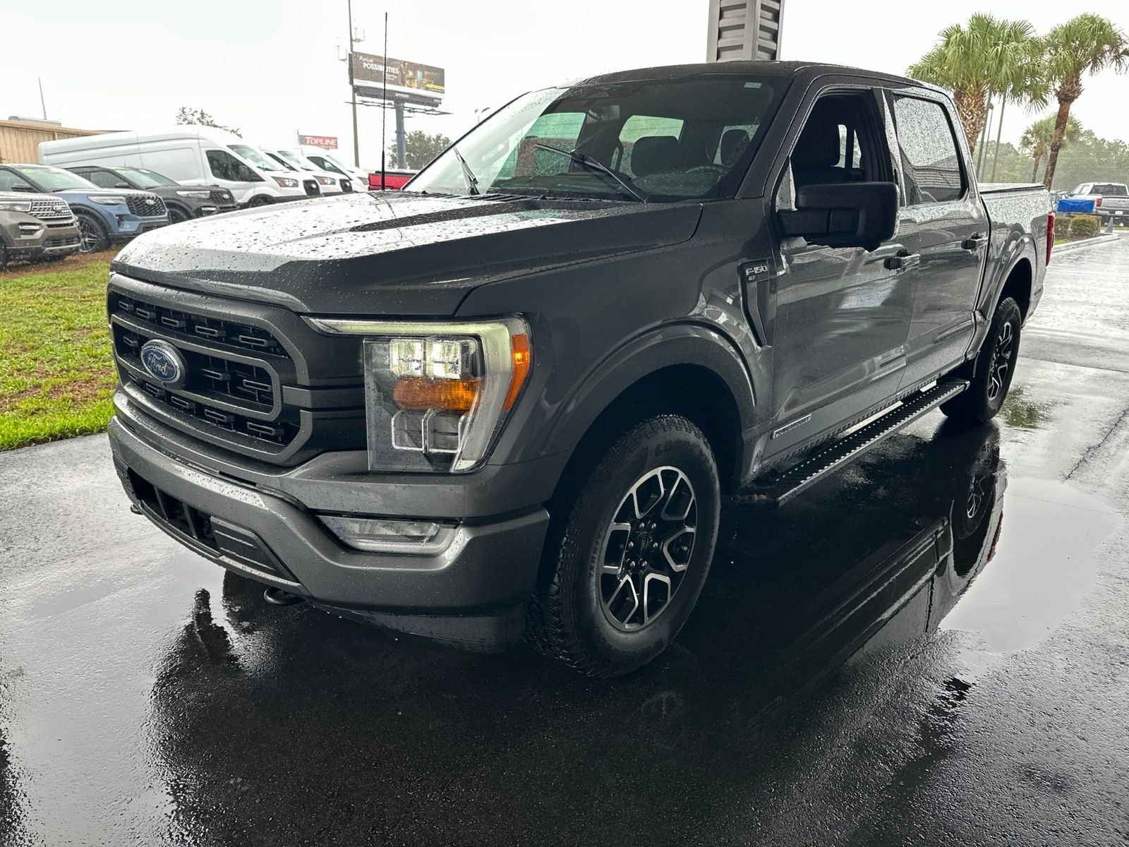 Used 2023 Gray Metallic Ford XLT image 2