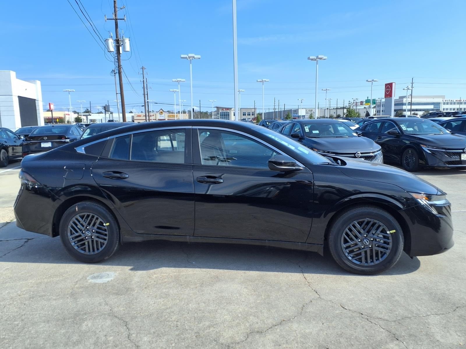 2026 Nissan Sentra SV Black at Robbins Nissan