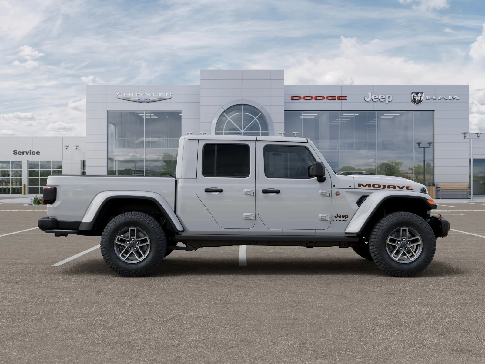 New 2026 Bright White Clear-Coat Exterior Paint Jeep Mojave X image 48