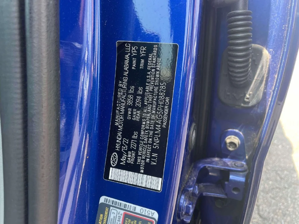 Certified Used 2023 Blue Hyundai SEL image 19