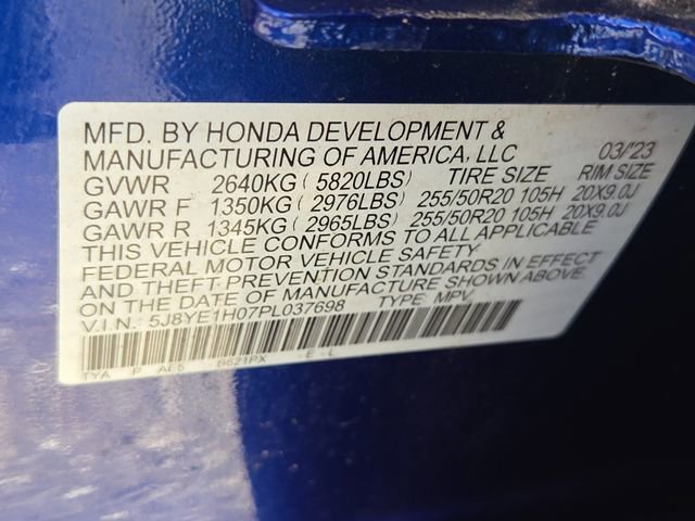 Used 2023 Blue Acura w/A-Spec Package image 7