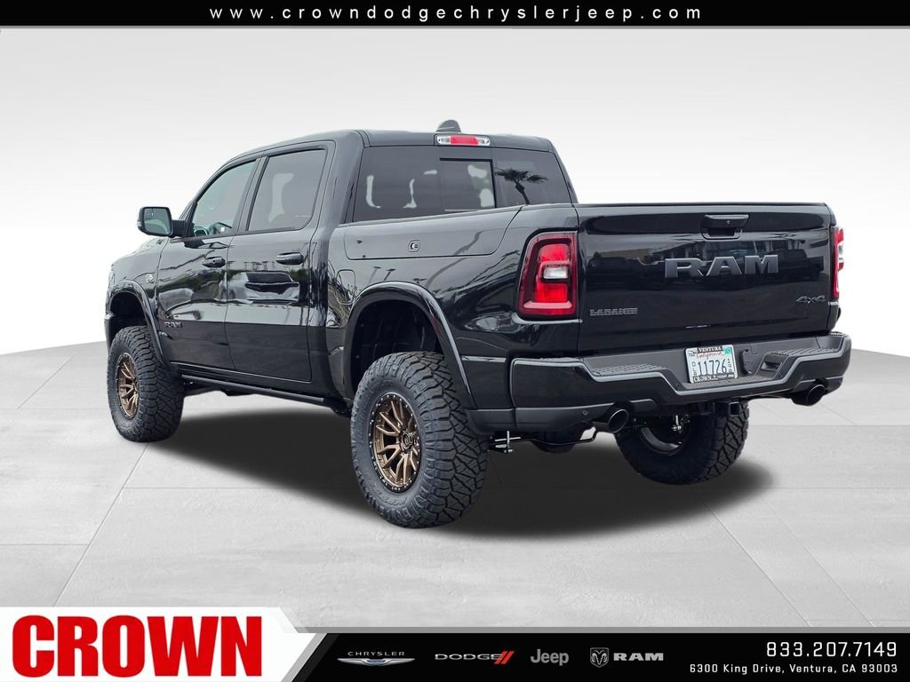 New 2026 Diamond Black Crystal Pearl-Coat Exterior Paint RAM Laramie image 7