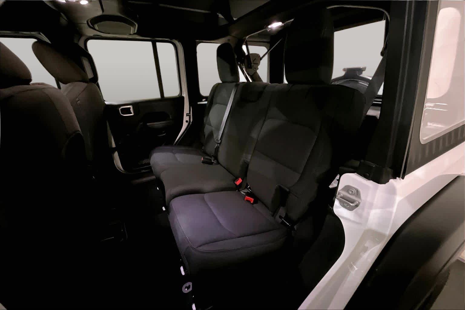 Used 2022 Bright White Clearcoat Jeep Unlimited Sport image 19