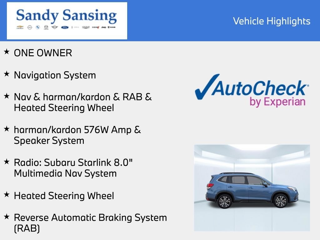 Used 2022 Blue Subaru Limited image 7
