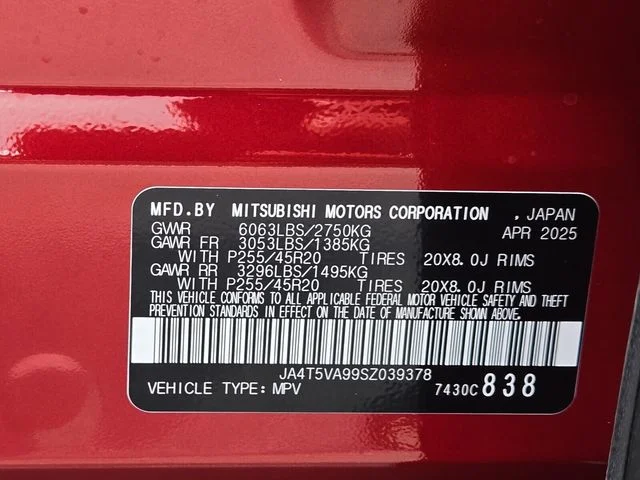 New 2025 Red Mitsubishi SE S-AWC image 8
