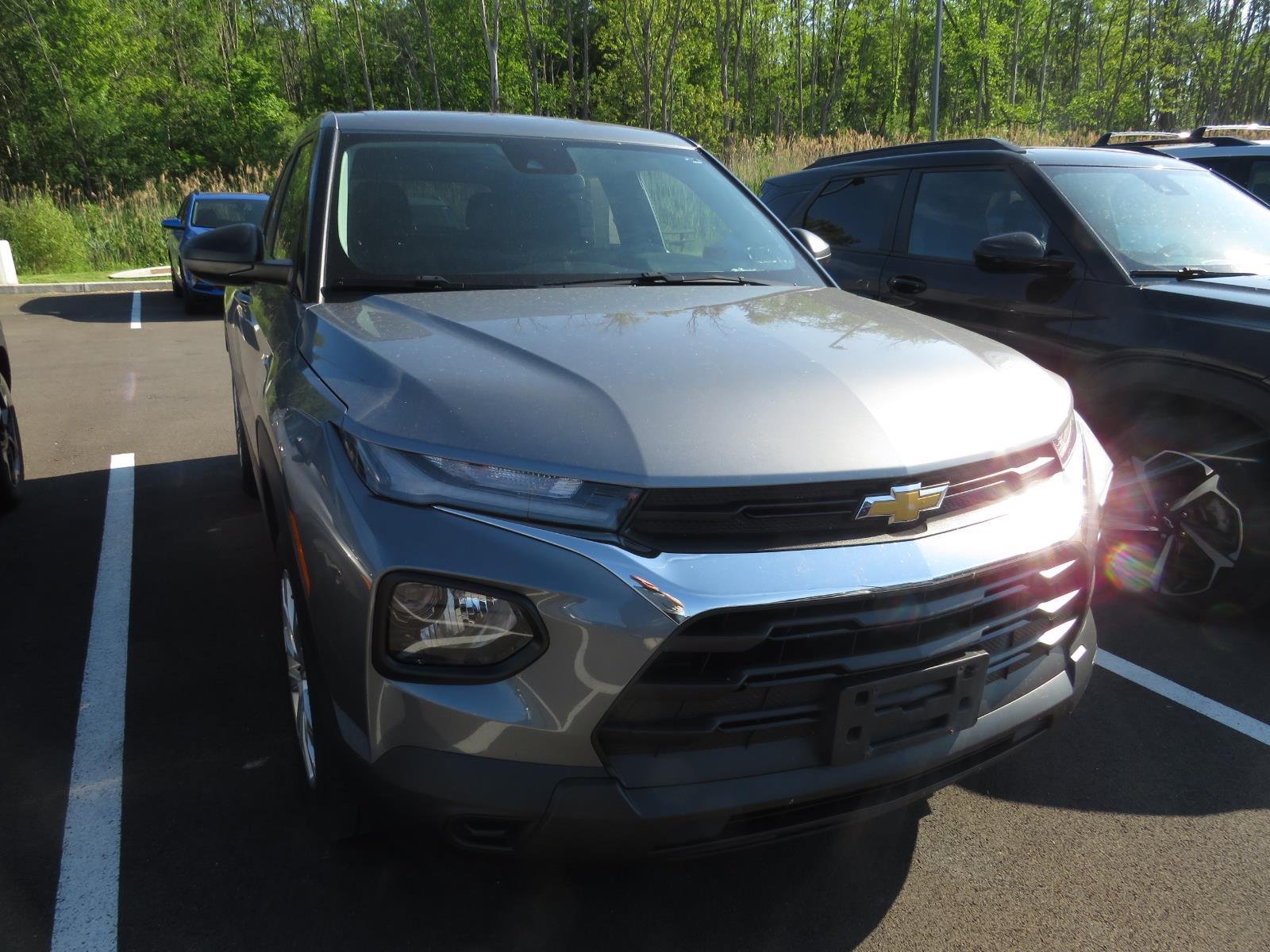 Used 2021 Satin Steel Metallic Chevrolet LS image 3