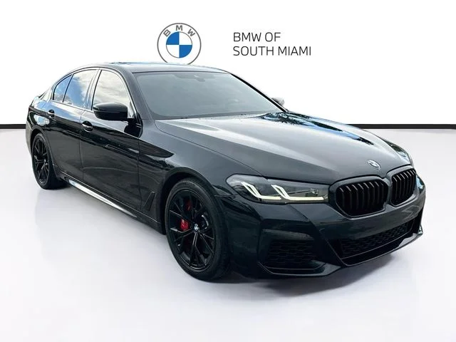 Used 2023 Black BMW 540i image 1