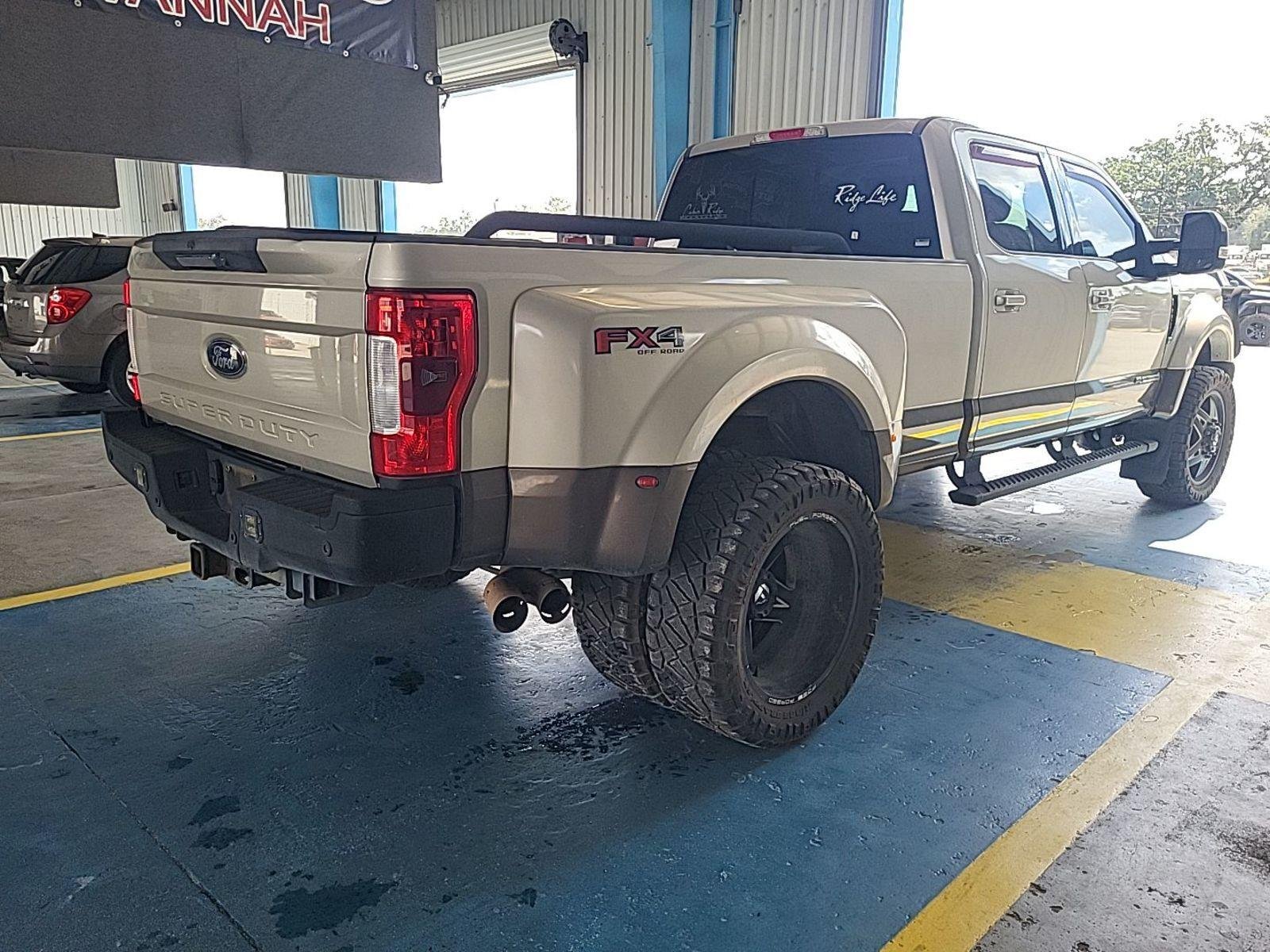Used 2017 White Gold/Caribou Ford Lariat image 3