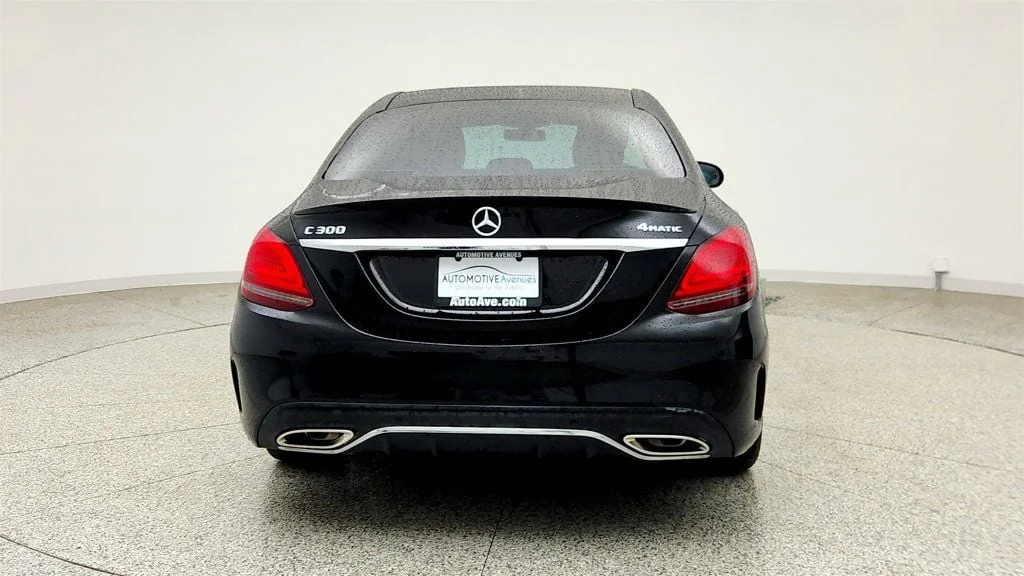 Used 2020 Black Mercedes-Benz C 300 4MATIC Sedan w/ AMG® Line & Premium Pkgs & Panorama Sunroof image 6