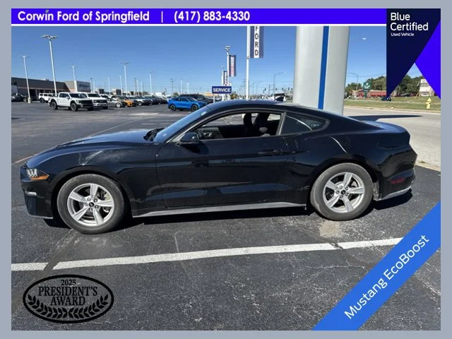 Certified Used 2021 Shadow Black Ford EcoBoost image 1