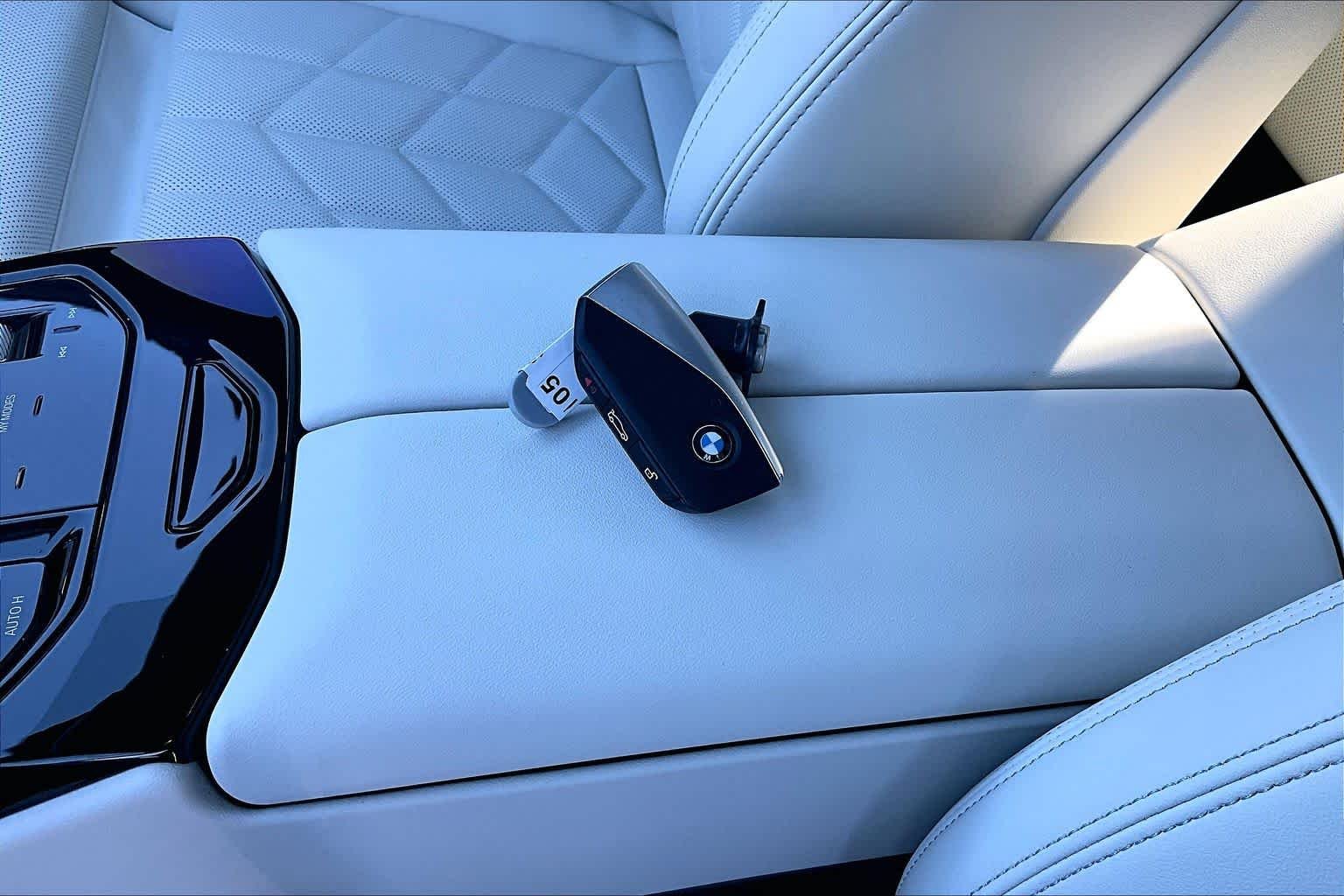 Certified Used 2025 Mineral White Metallic BMW 530i image 14