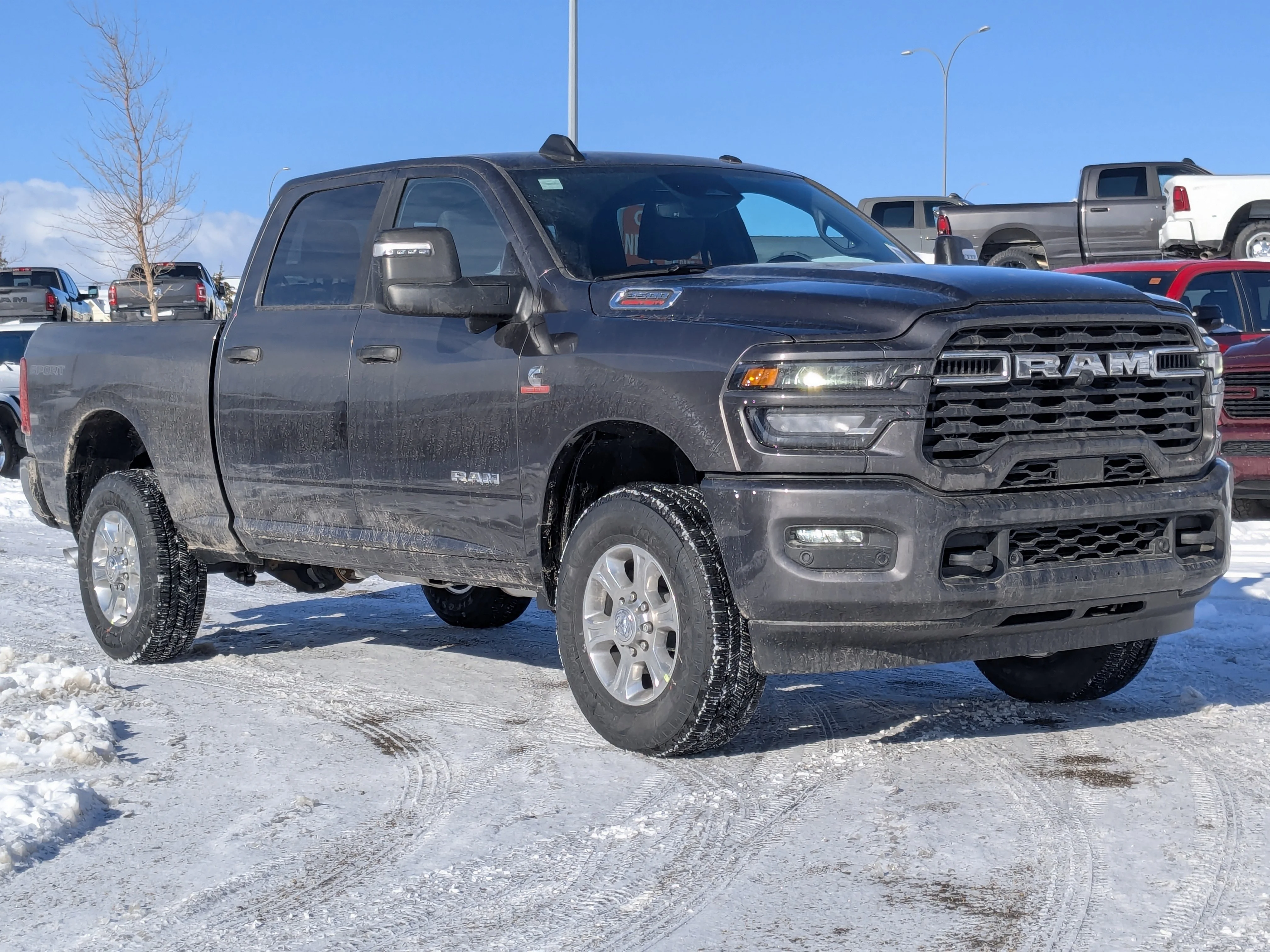 New 2026 Grey RAM Big Horn - - 6.7L Cummins HO Diesel - Big Horn Level 2 Plus Grp - Sport Appearance Pkg - 5th Wheel/G image 2