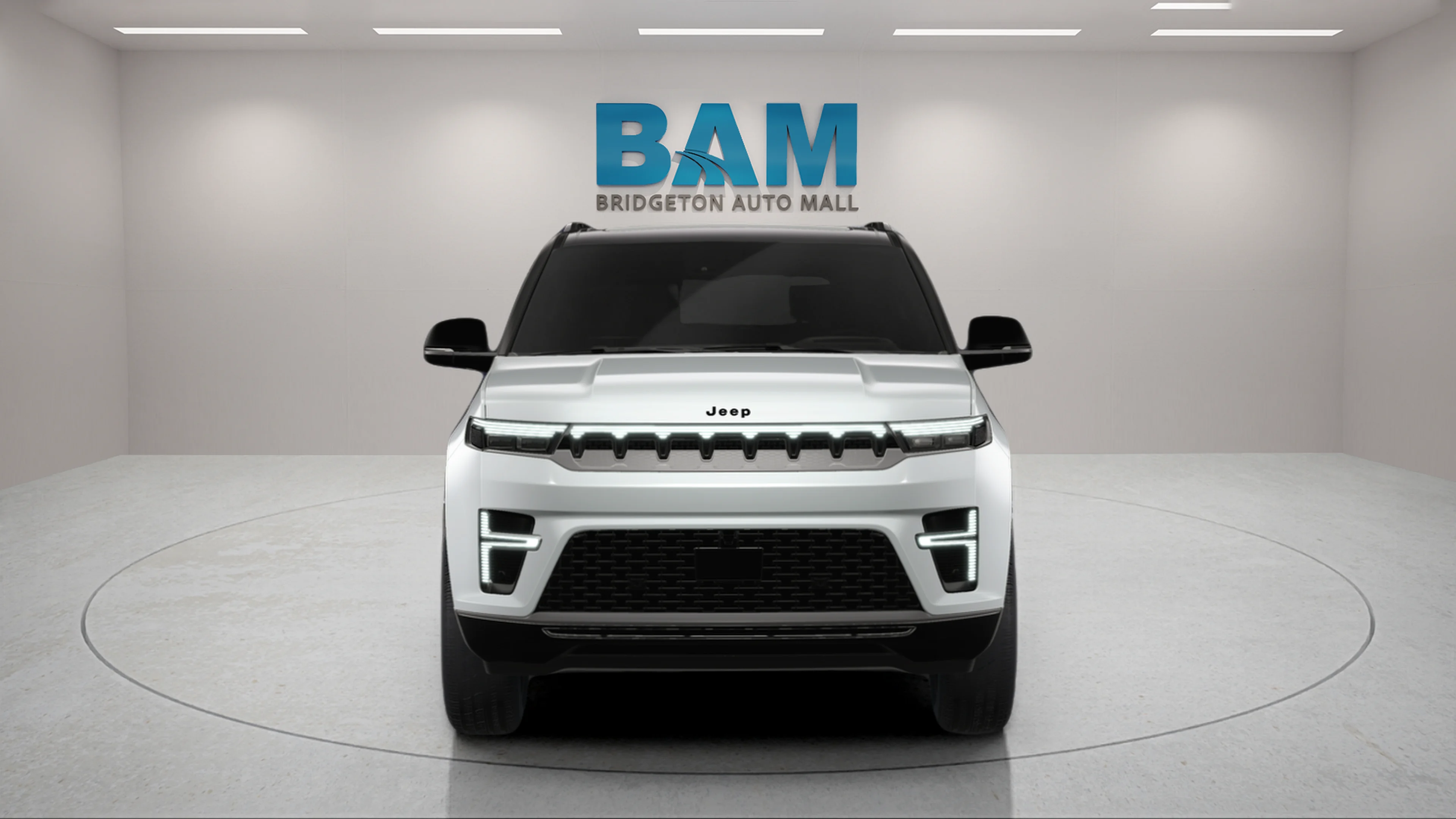 New 2026 Bright White Clear-Coat Exterior Paint Jeep Summit Obsidian image 15