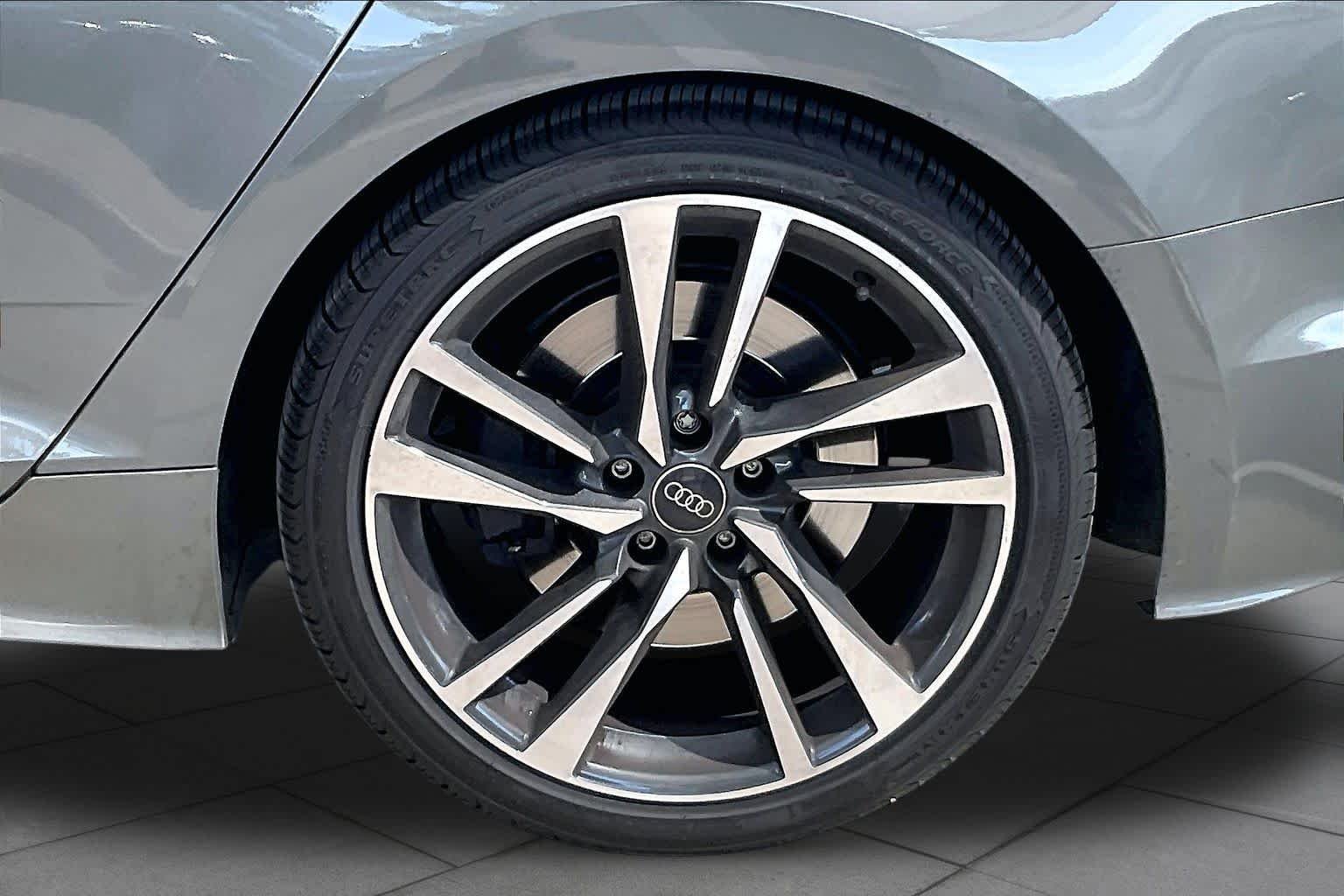 Used 2024 Chronos Gray Metallic Audi Premium image 10