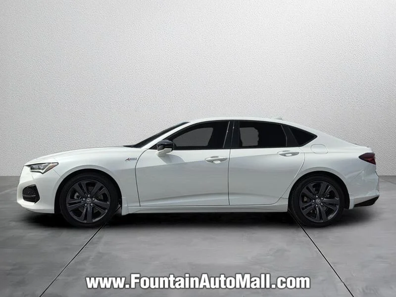Used 2023 Platinum White Pearl Acura FWD W/A-SPEC PACKAGE image 2