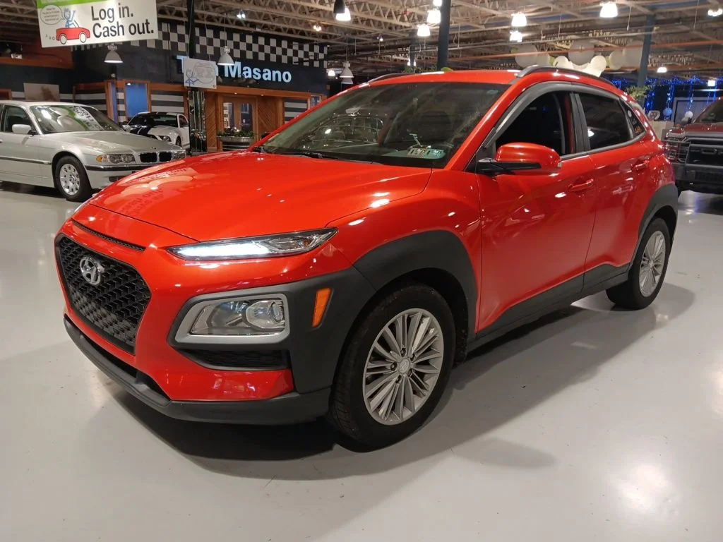 Used 2020 Sunset Orange Hyundai SEL image 1