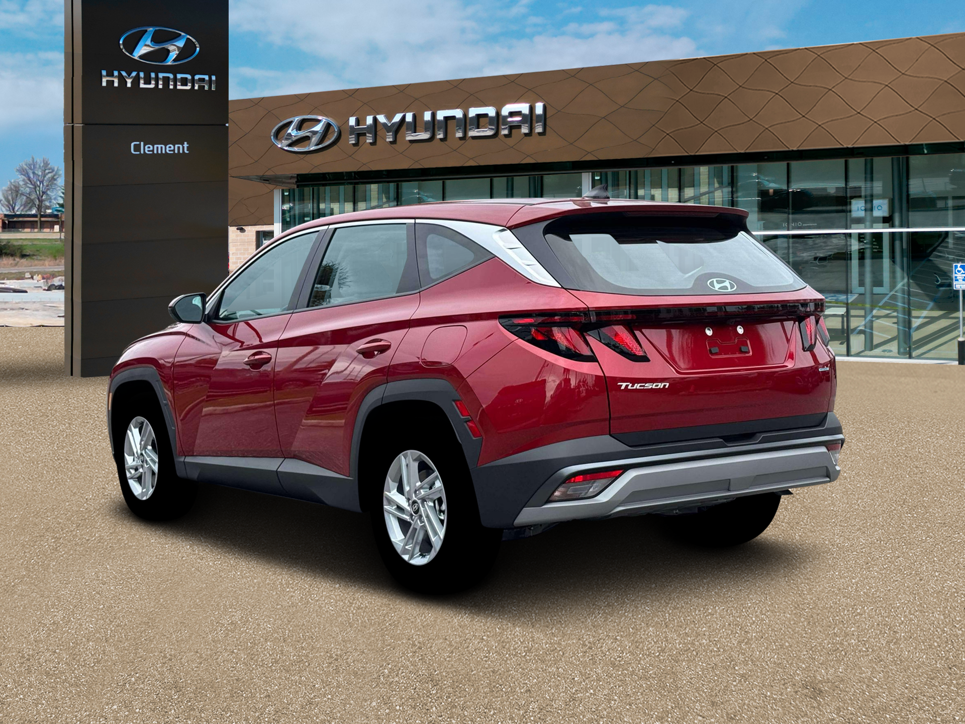 New 2026 Red Hyundai SE AWD image 5