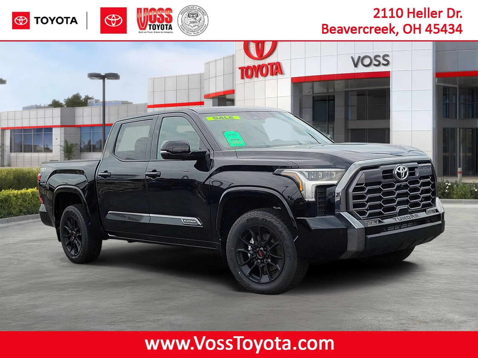 New 2026 Midnight Black Metallic Toyota Platinum CrewMax 5.5