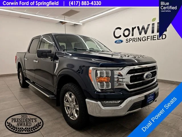 Certified Used 2022 Antimatter Blue Metallic Ford XLT image 7