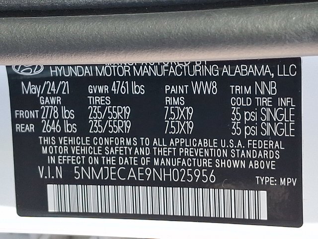 Used 2022 Gray Hyundai Limited image 27