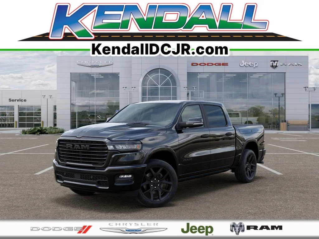 New 2026 Diamond Black Crystal Pearl-Coat Exterior Paint RAM Laramie image 1