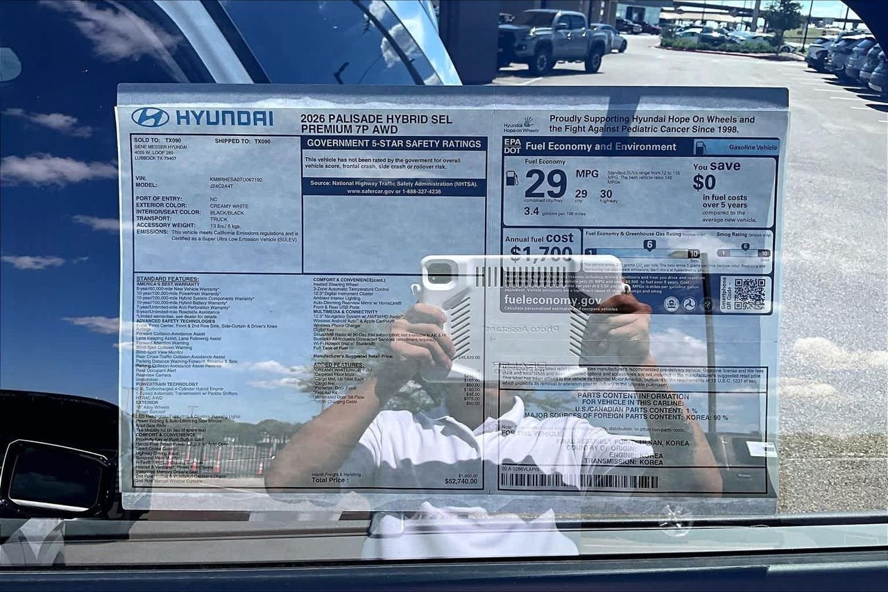 New 2026 Creamy White Pearl Hyundai SEL Premium 7P image 22