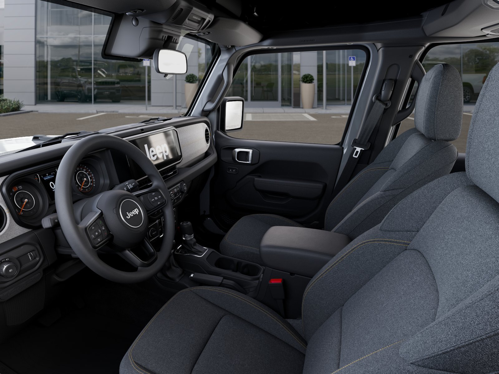 New 2026 Bright White Clearcoat Jeep Sport image 48