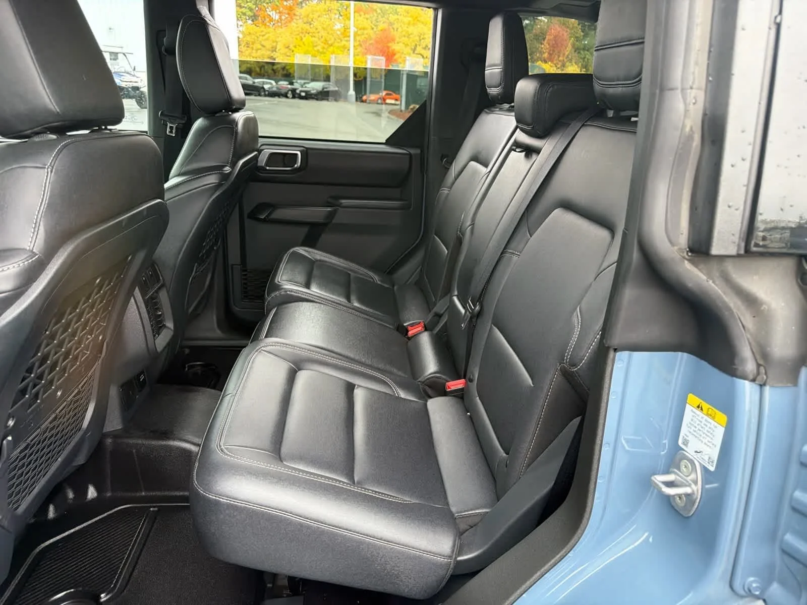 Used 2025 Azure Gray Metallic Tri-Coat Ford Badlands image 5