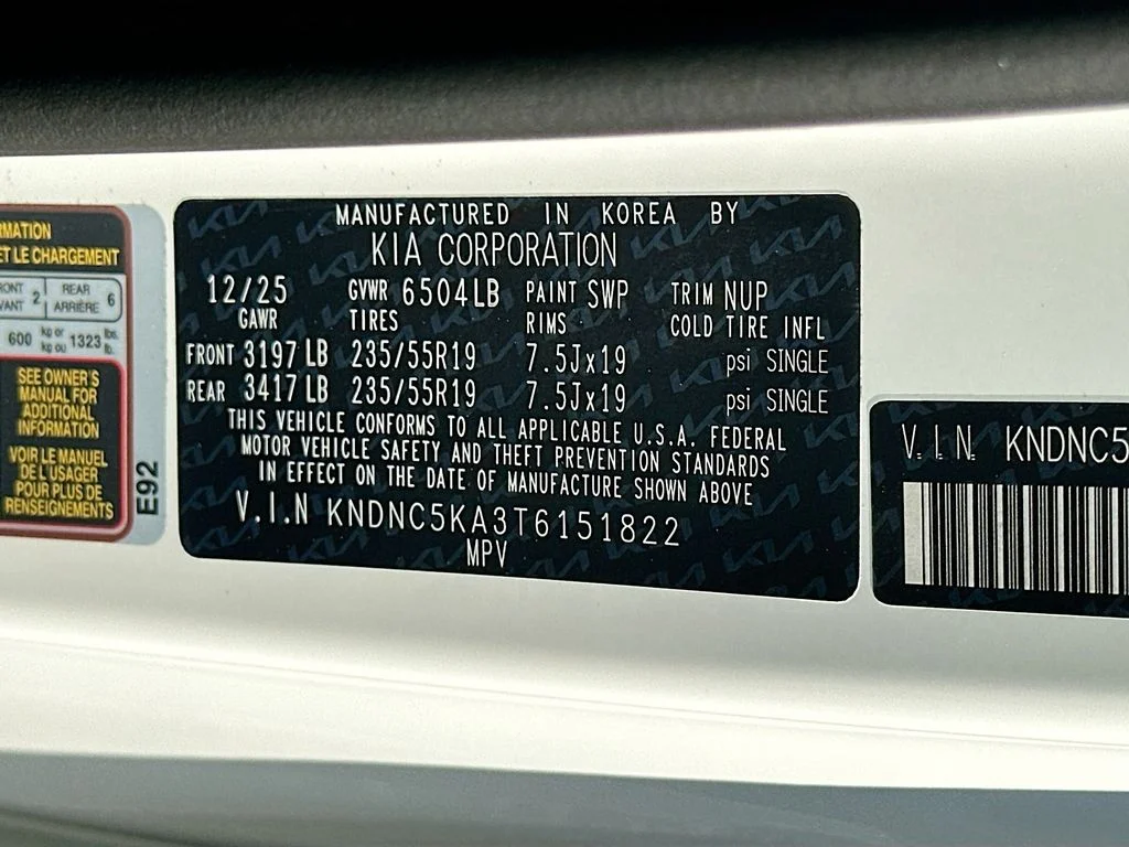 New 2026 Snow White Pearl Kia EX image 33