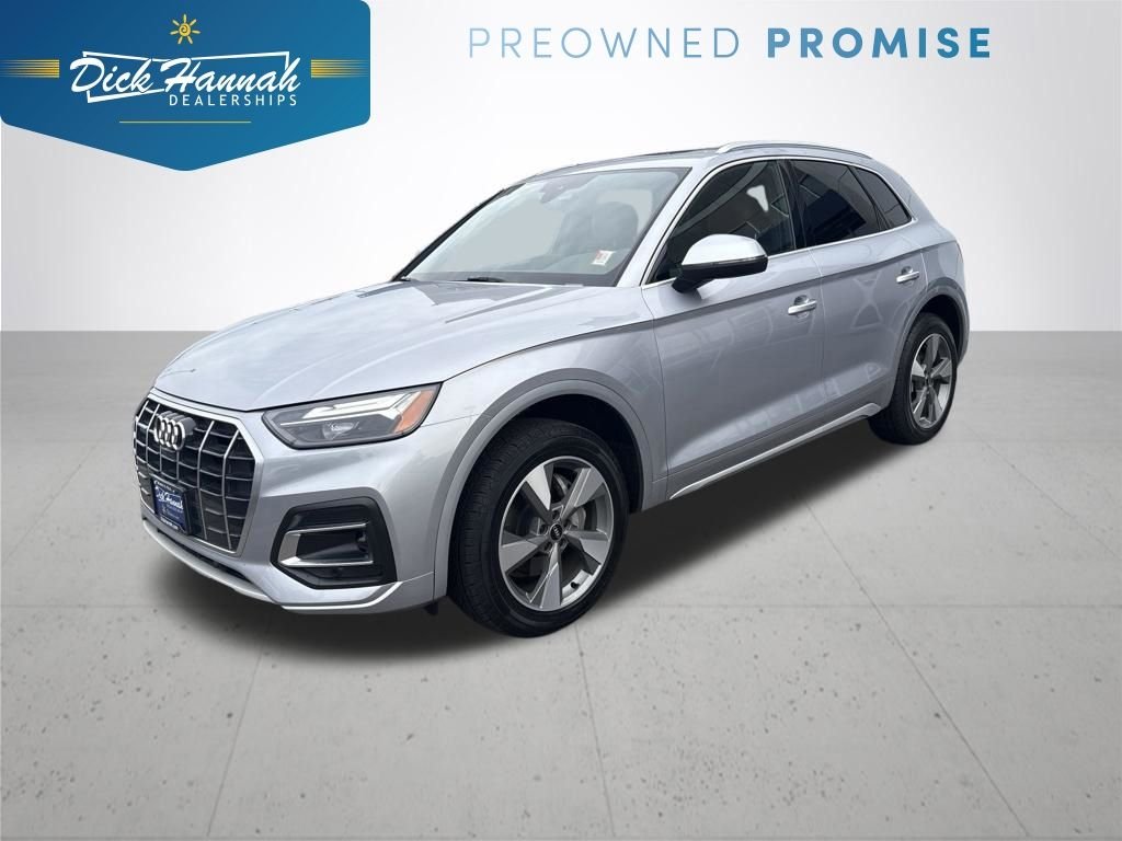 Used 2022 Florett Silver Metallic Audi 40 Premium Plus image 1