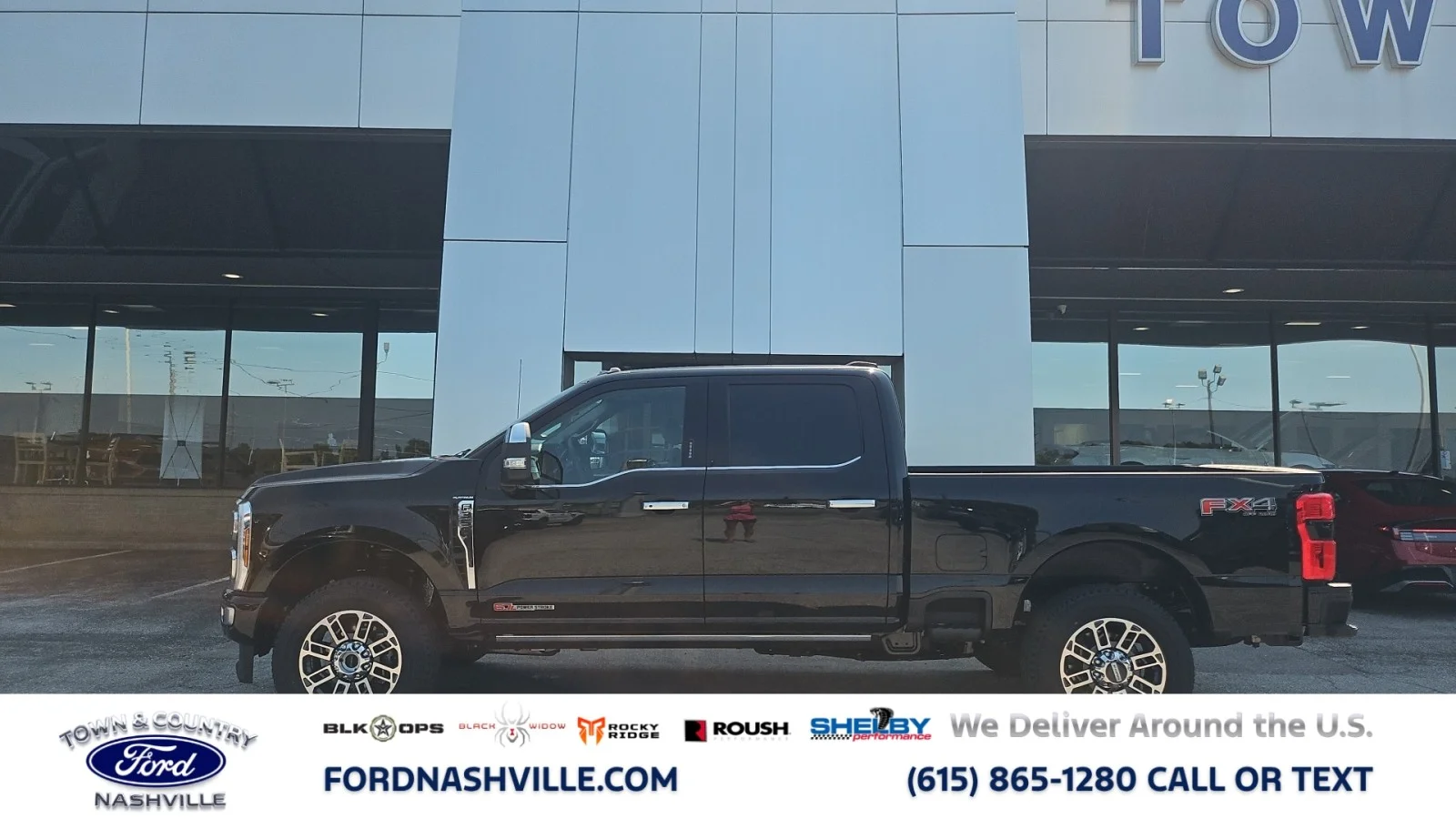New 2026 Agate Black Metallic Ford Platinum 4WD image 2