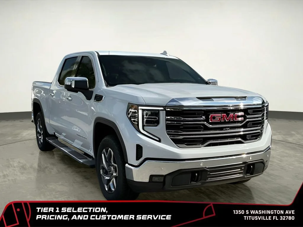 New 2026 Glacier White Tricoat GMC SLT image 17