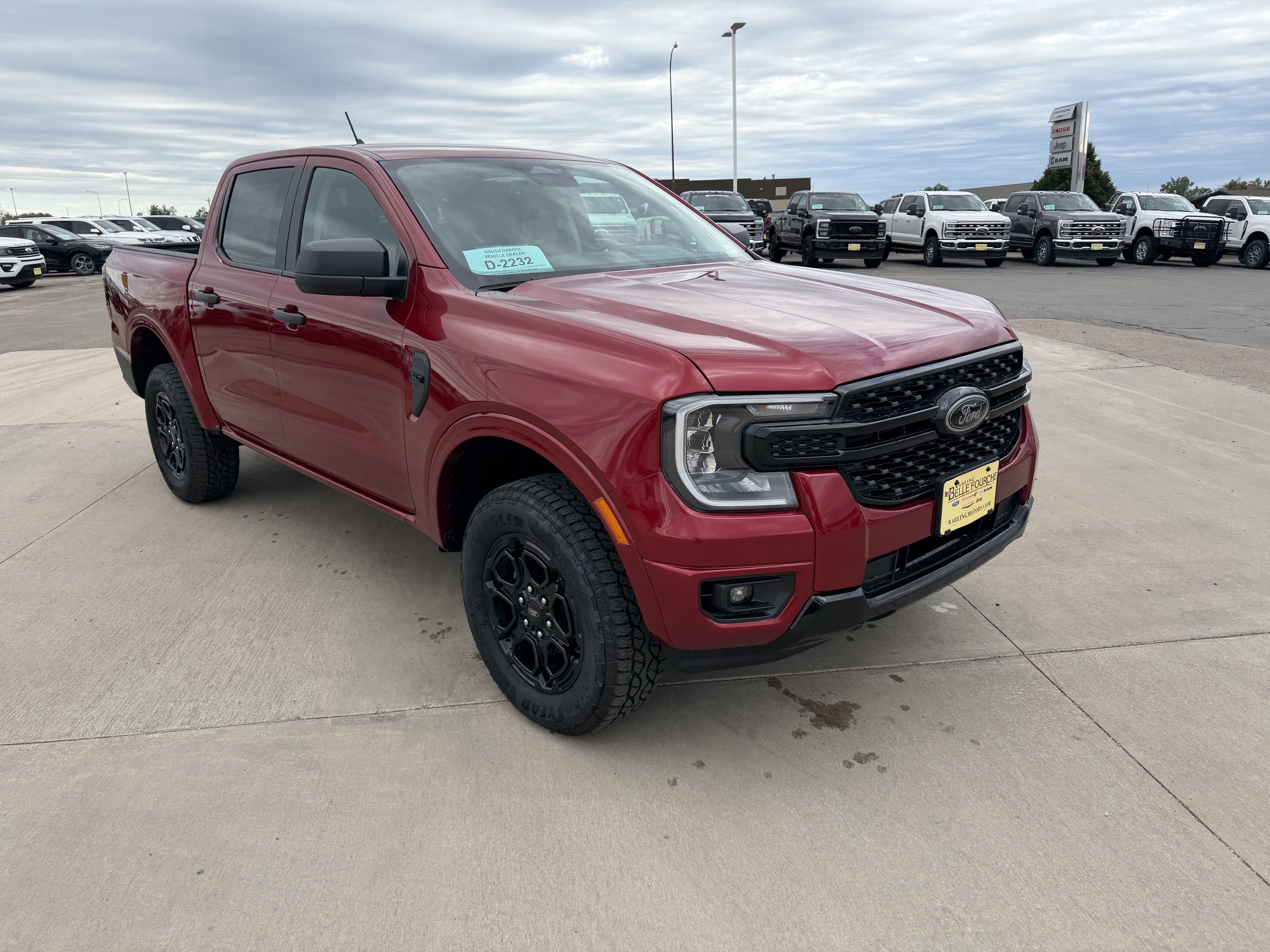 New 2026 Ruby Red Metallic Tinted Clearcoat Ford XLT image 3