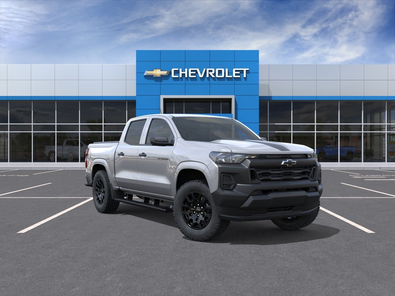 New 2026 Sterling Gray Metallic Chevrolet WT image 1