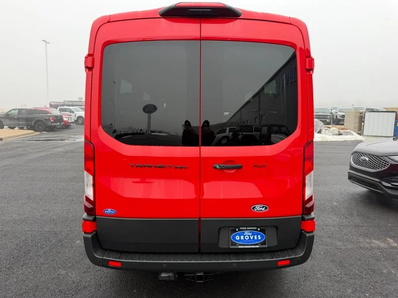 New 2026 Race Red Ford Passenger Van XLT image 6