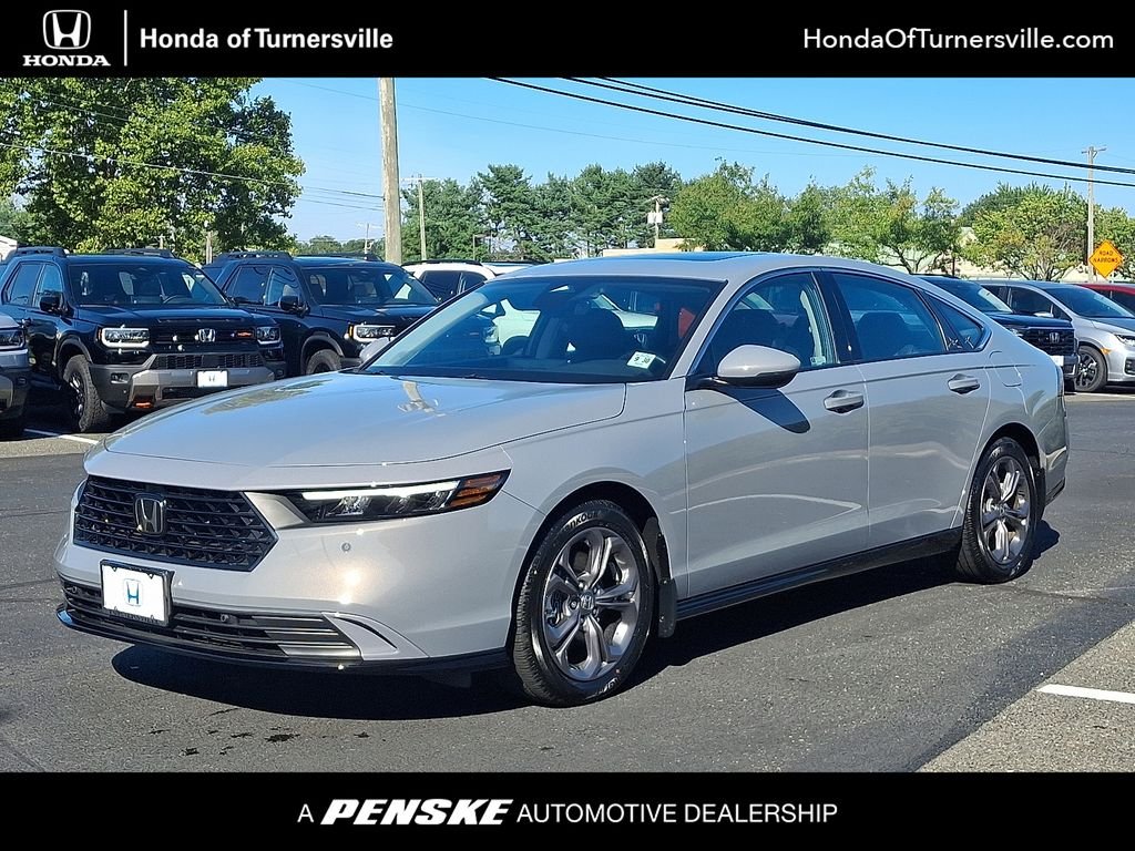 Certified Used 2025 Urban Gray Pearl Honda HYBRID EX-L image 1
