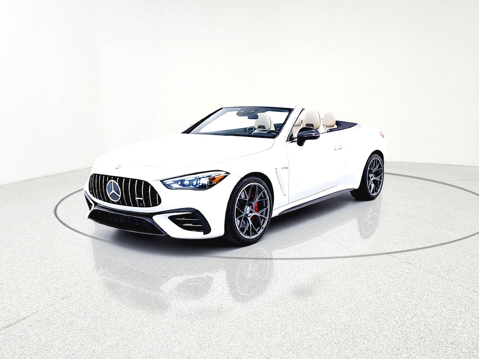 Certified Used 2026 MANUFAKTUR Moonlight White Metallic Mercedes-Benz AMG® CLE 53 4MATIC+ Cabriolet image 1