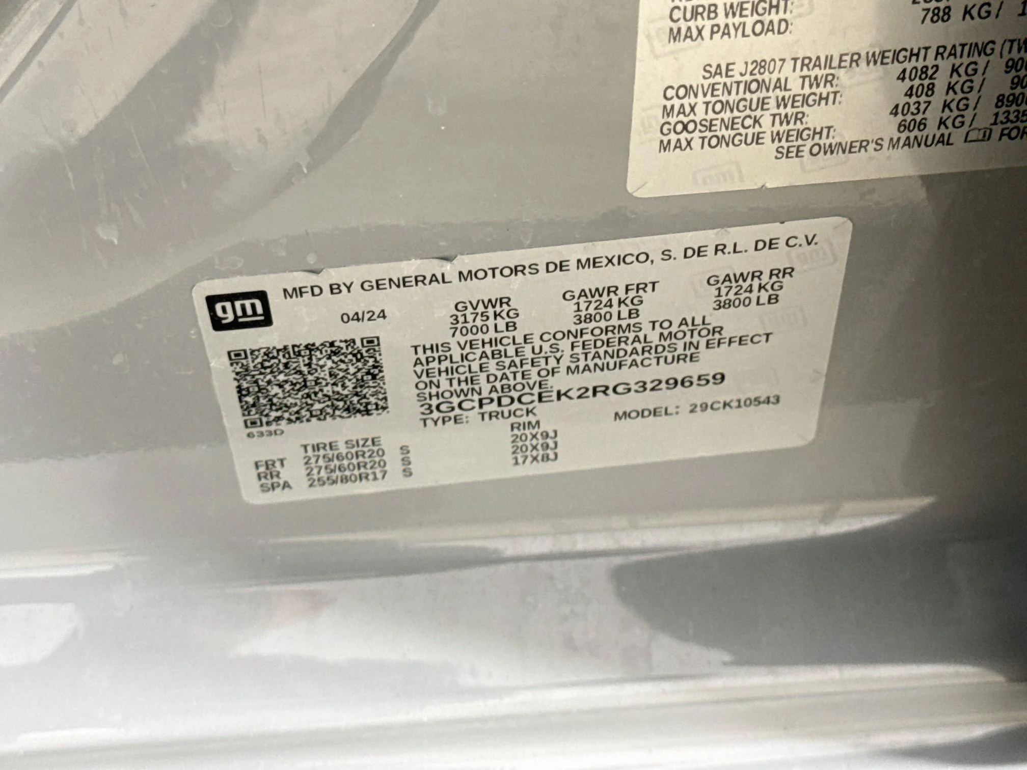 Used 2024 Slate Gray Metallic Chevrolet Custom Trail Boss image 34