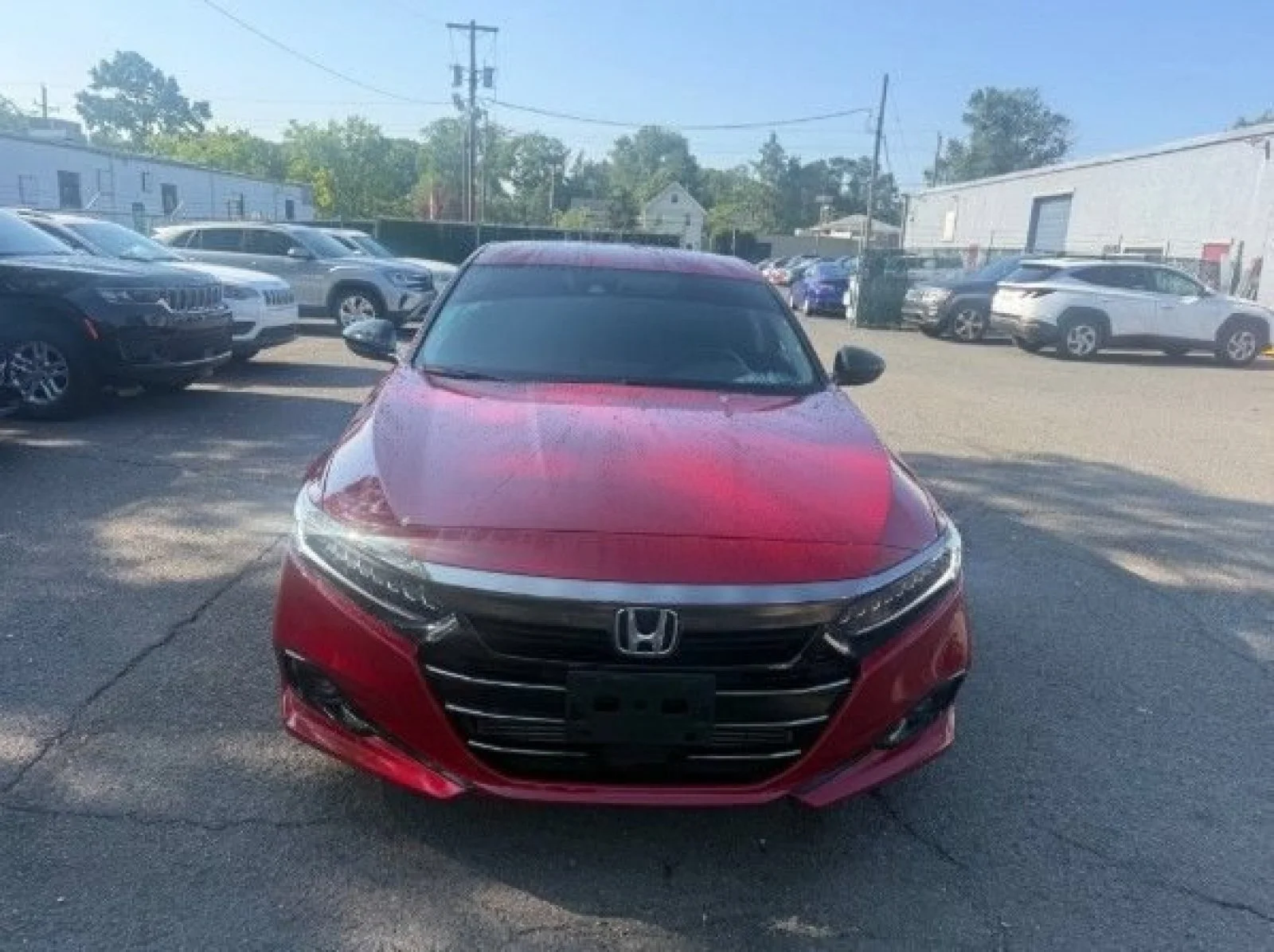 Certified Used 2022 Radiant Red Metallic Honda Sport SE image 3